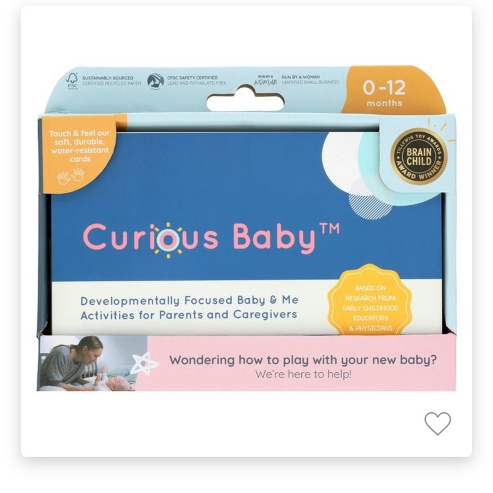 Curious Baby Activity Cards for 0-12 months